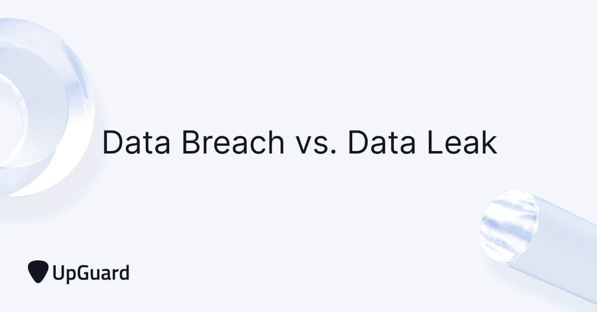 Data Breach vs. Data Leak What's the Difference? Pid